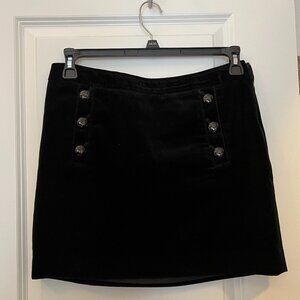 Black Velvet Skirt